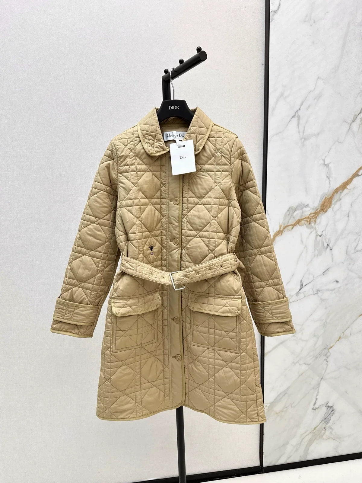 25fw Cotton collar long jacket