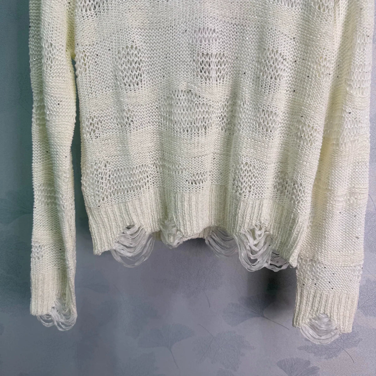 26 Early Autumn New Hollow Knit Sweater