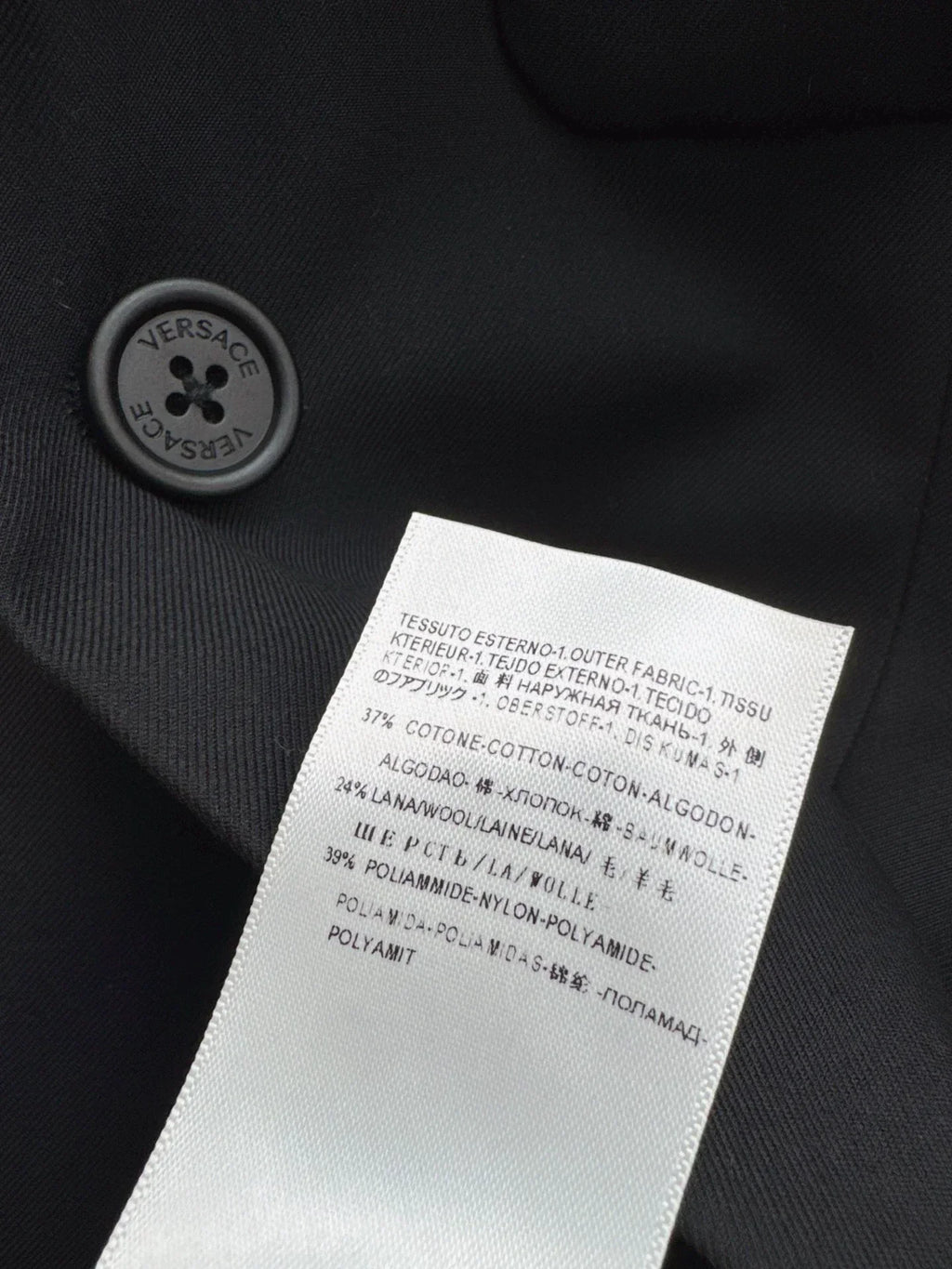 25fw Silhouette suit jacket+waist chain trousers