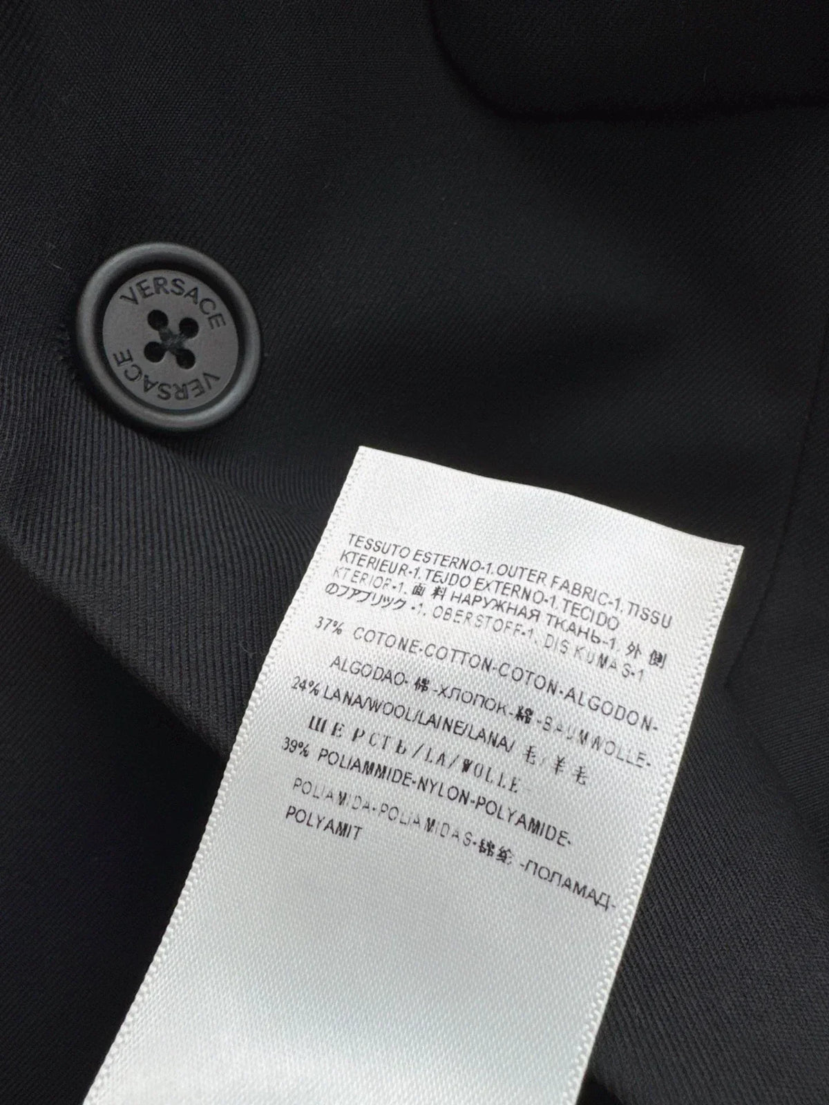 25fw Silhouette suit jacket+waist chain trousers
