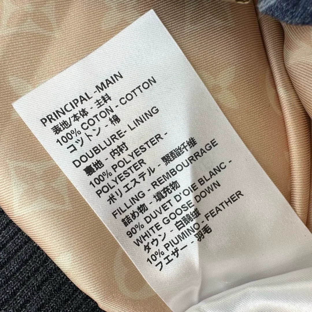 26 New Laser Denim Jacket Down Coat