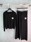 26 Early Autumn New Off-White Waffle Knit Hoodie & Pants Set
