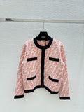 25fw Old flower knitted cardigan