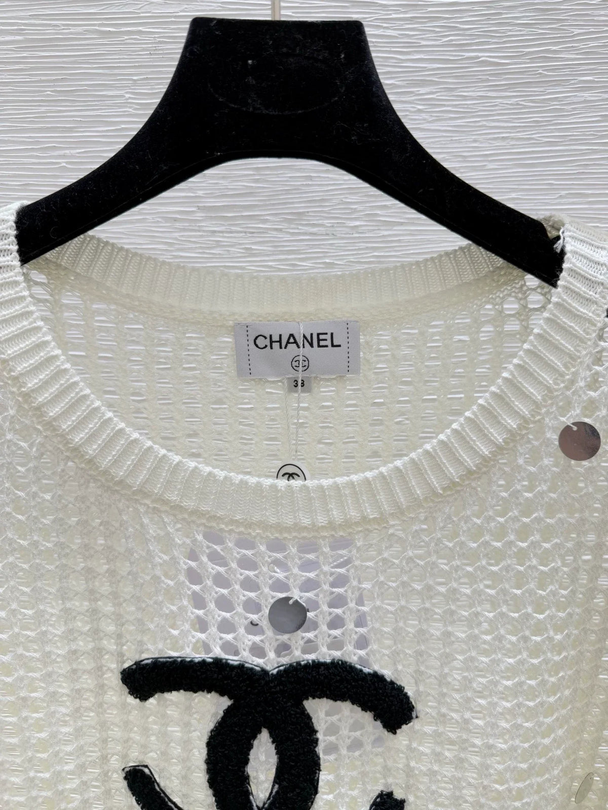 25fw Hollow knit sweater