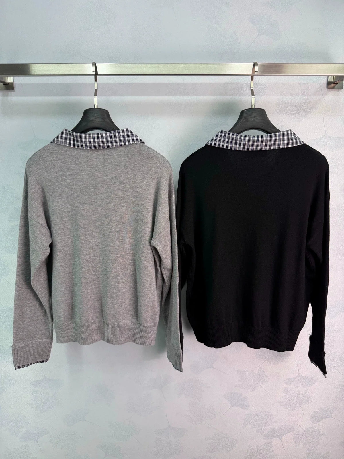 26 Early Autumn New Plaid Two-in-One Long Sleeve