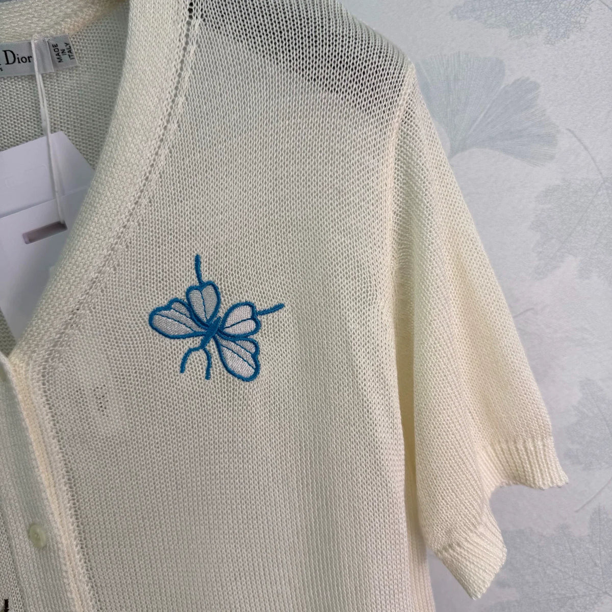26ss New Embroidered Knit Cardigan