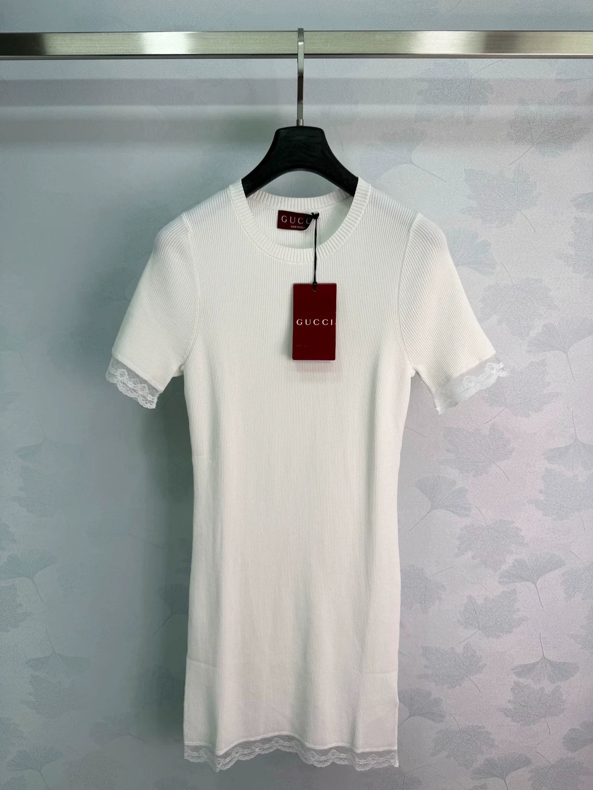 26SS White Knit Dress