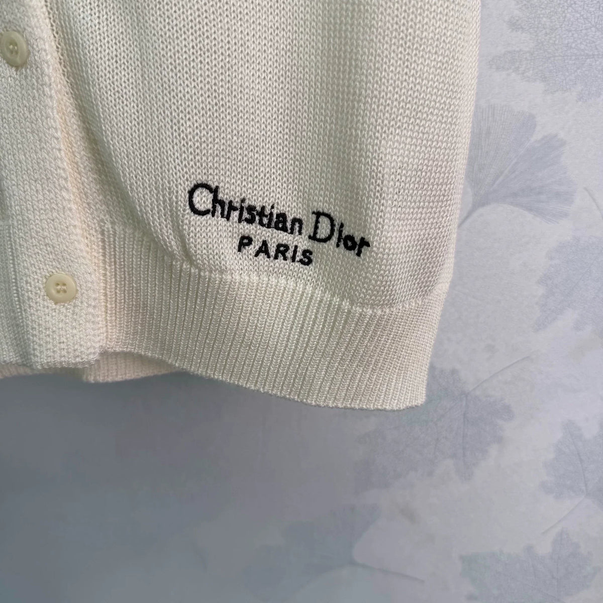 26ss New Embroidered Knit Cardigan