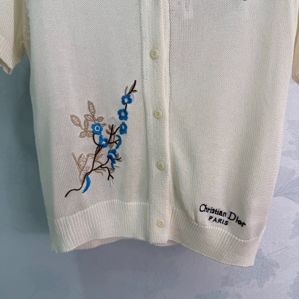 26ss New Embroidered Knit Cardigan