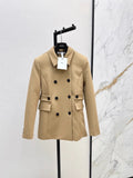 25fw Classic Lapel Double-Breasted Blazer