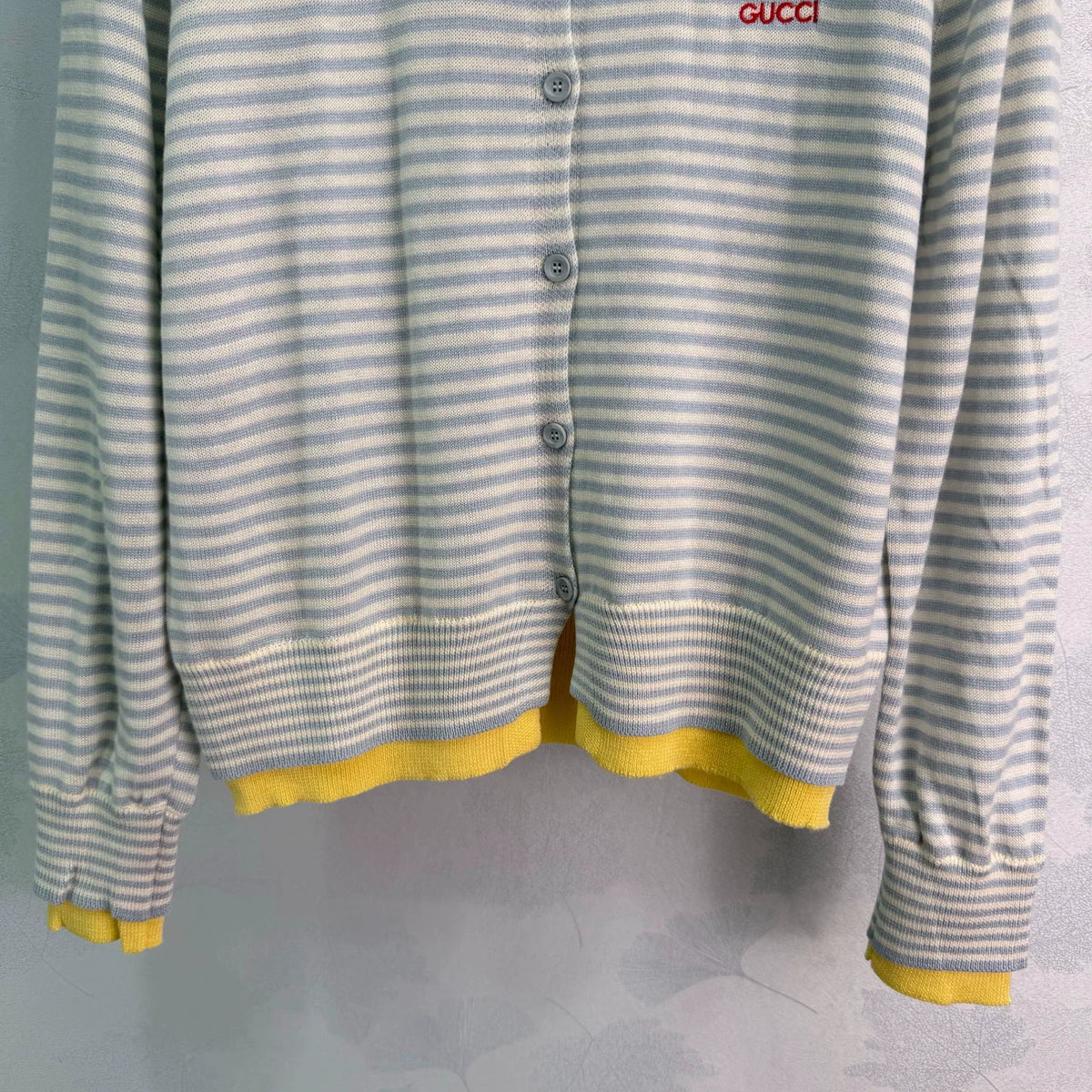 26 Early Autumn New Striped Faux Two-Piece Knit Cardigan