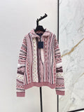 25fw Flower jacquard sweater