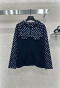 25fw Old flower hooded jacket