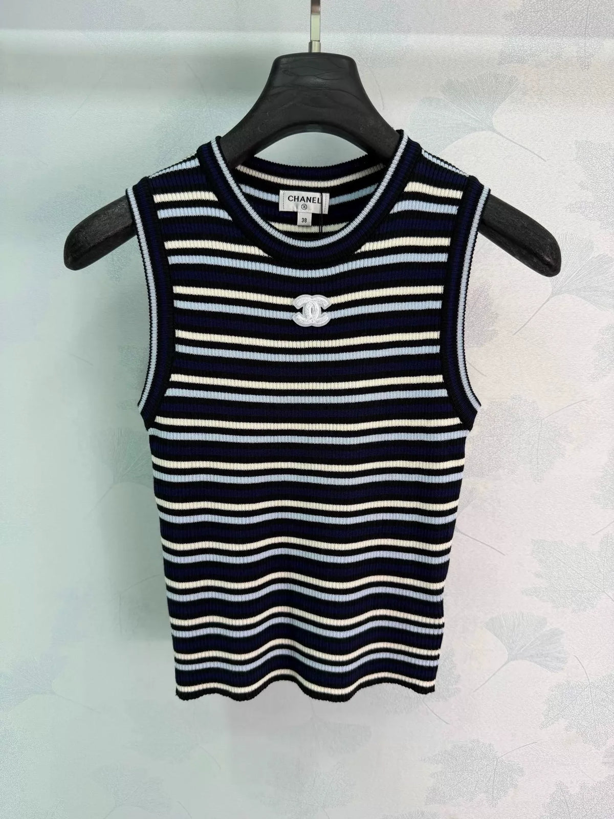 26SS New Striped Knit Vest