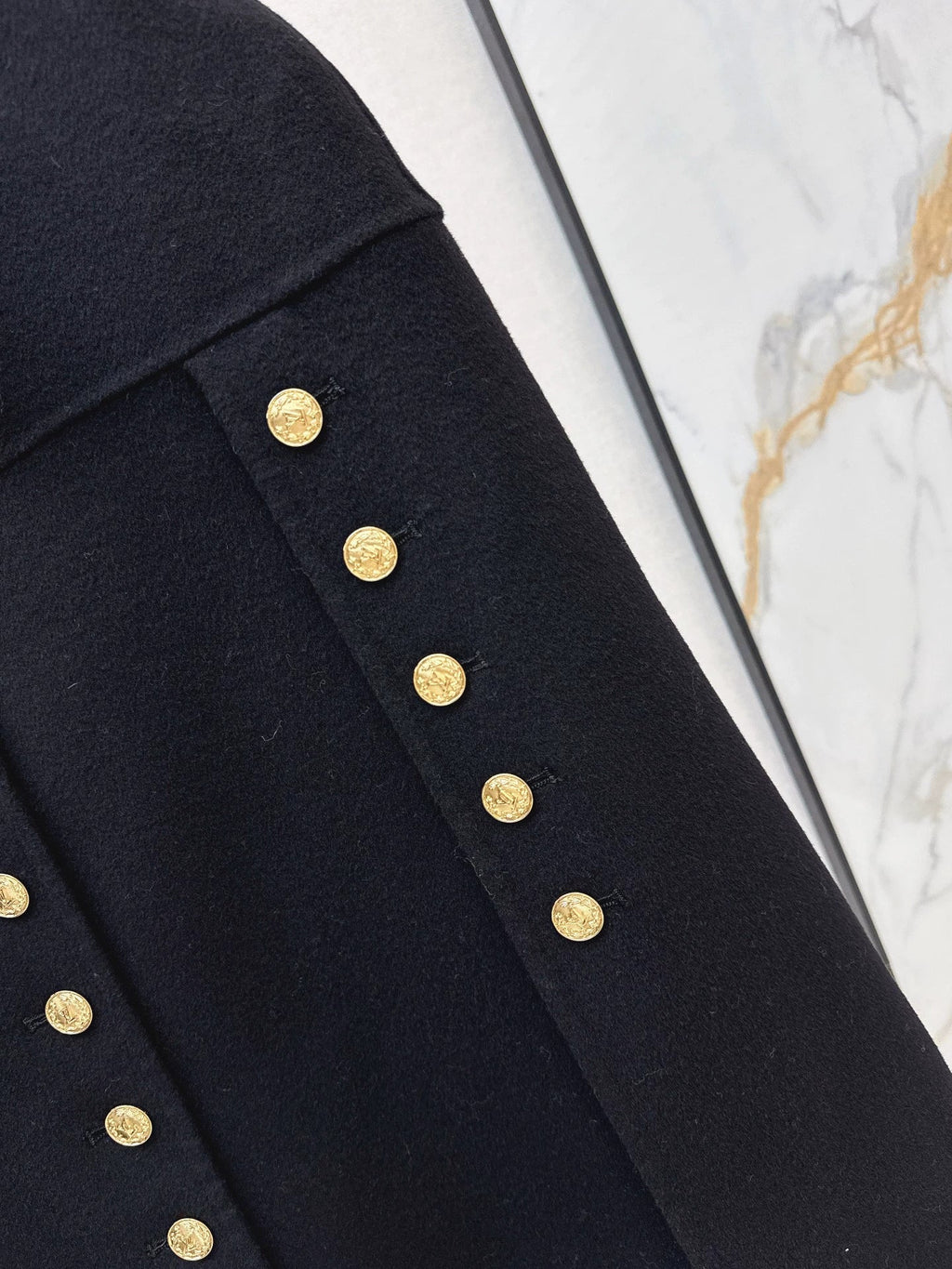25fw Cashmere cloak jacket