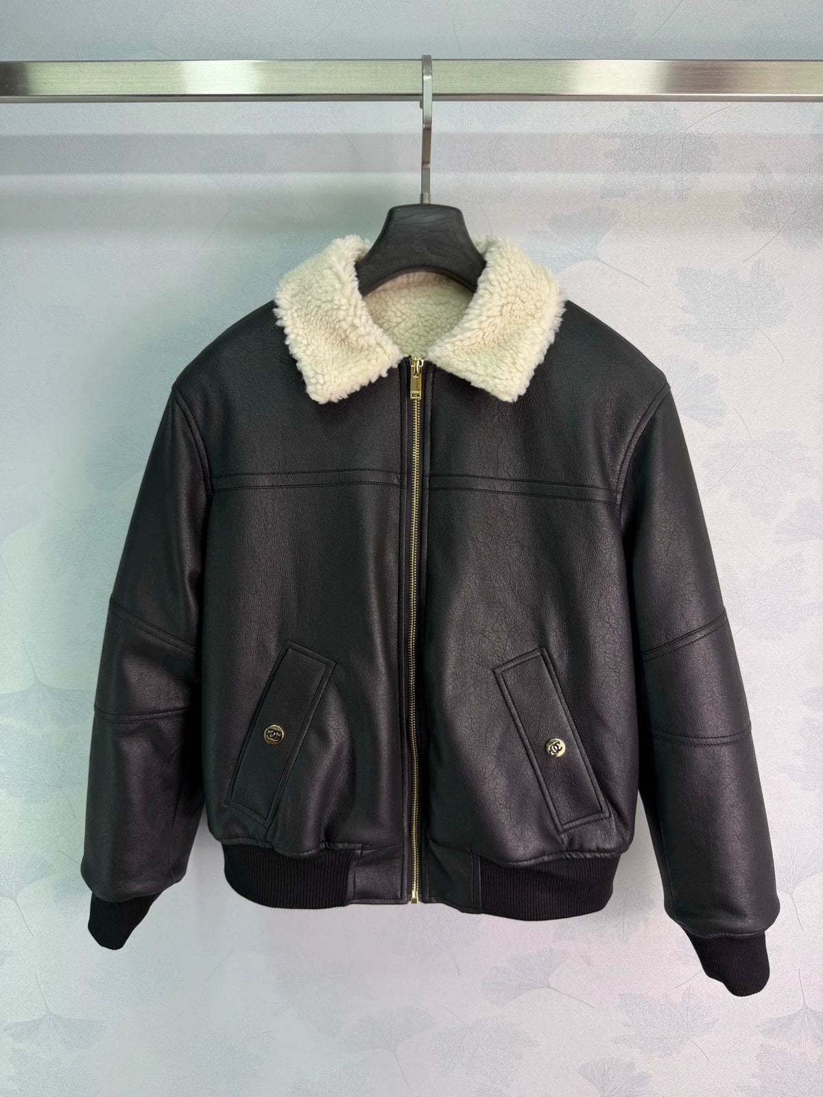 26 New Lamb Wool Leather Jacket