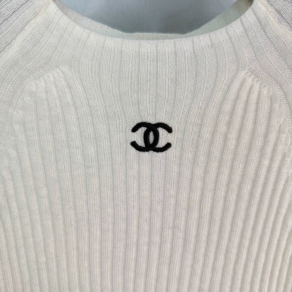 26 ssNew Knitted Short-Sleeve Top