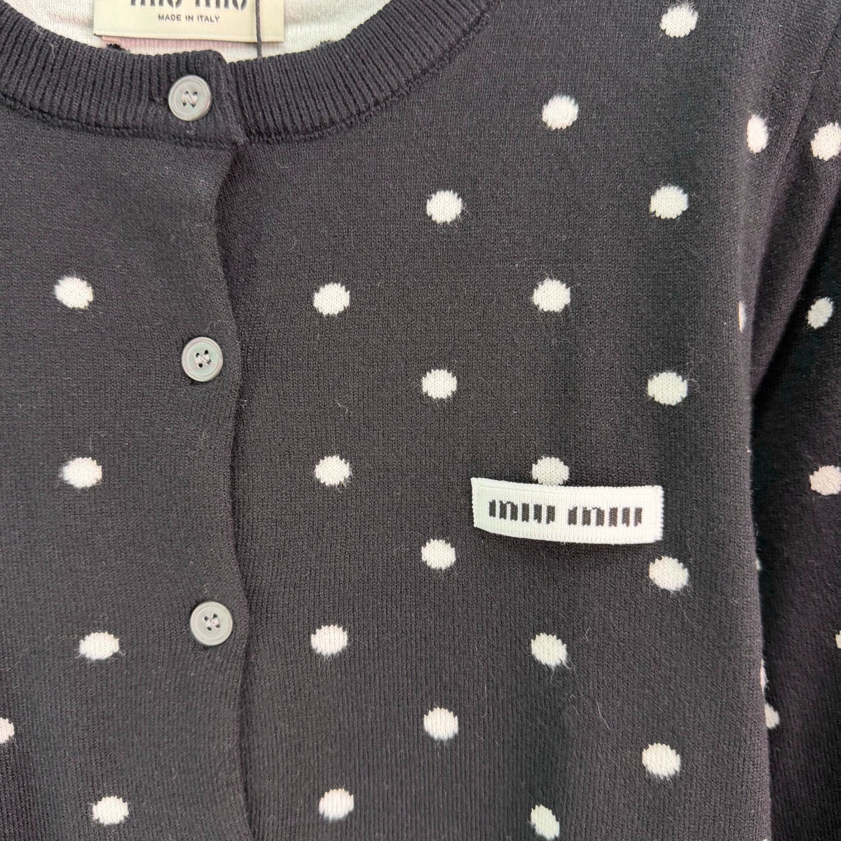 26 Early Fall New Polka Dot Knit Long-Sleeve Cardigan and Mini Skirt Set