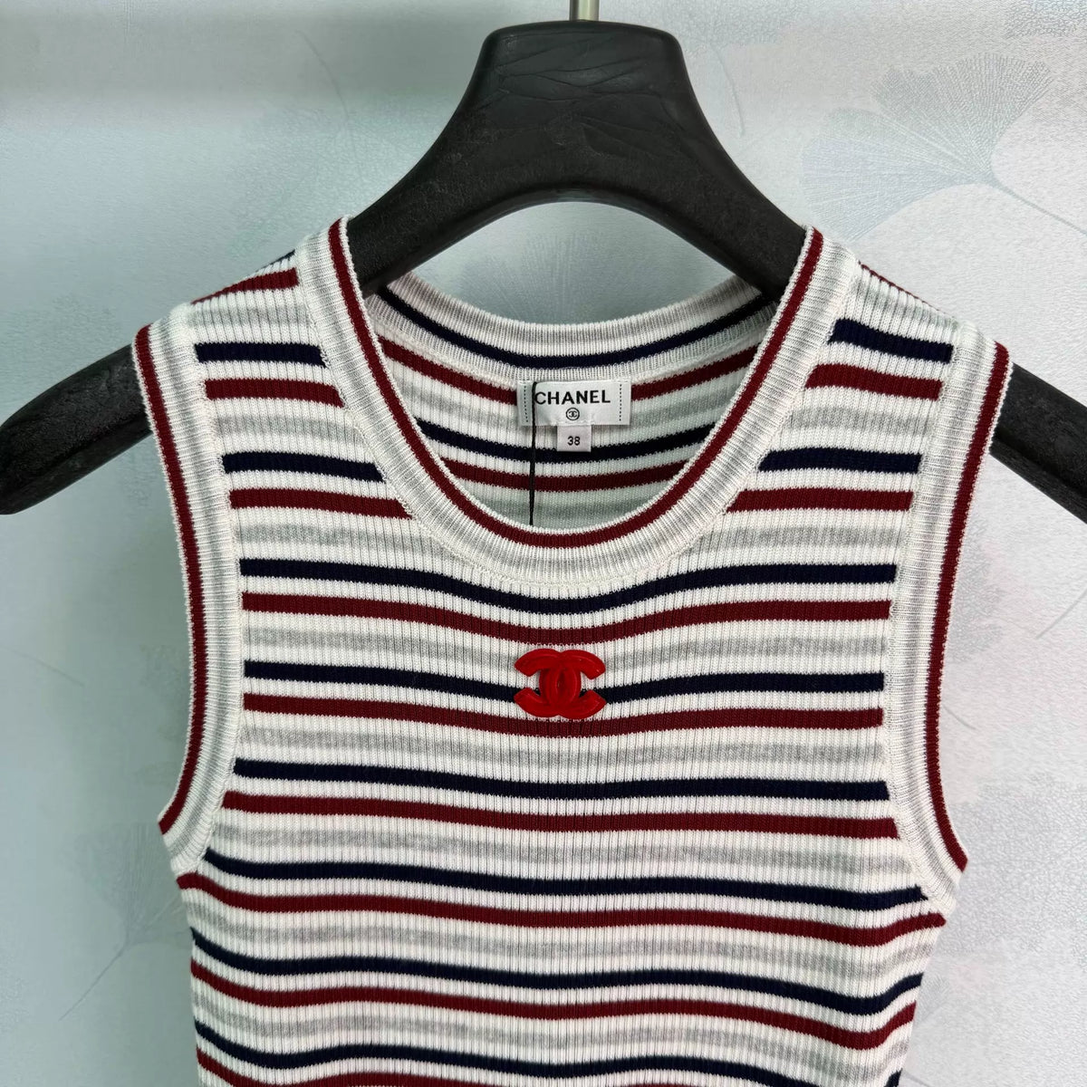26SS New Striped Knit Vest
