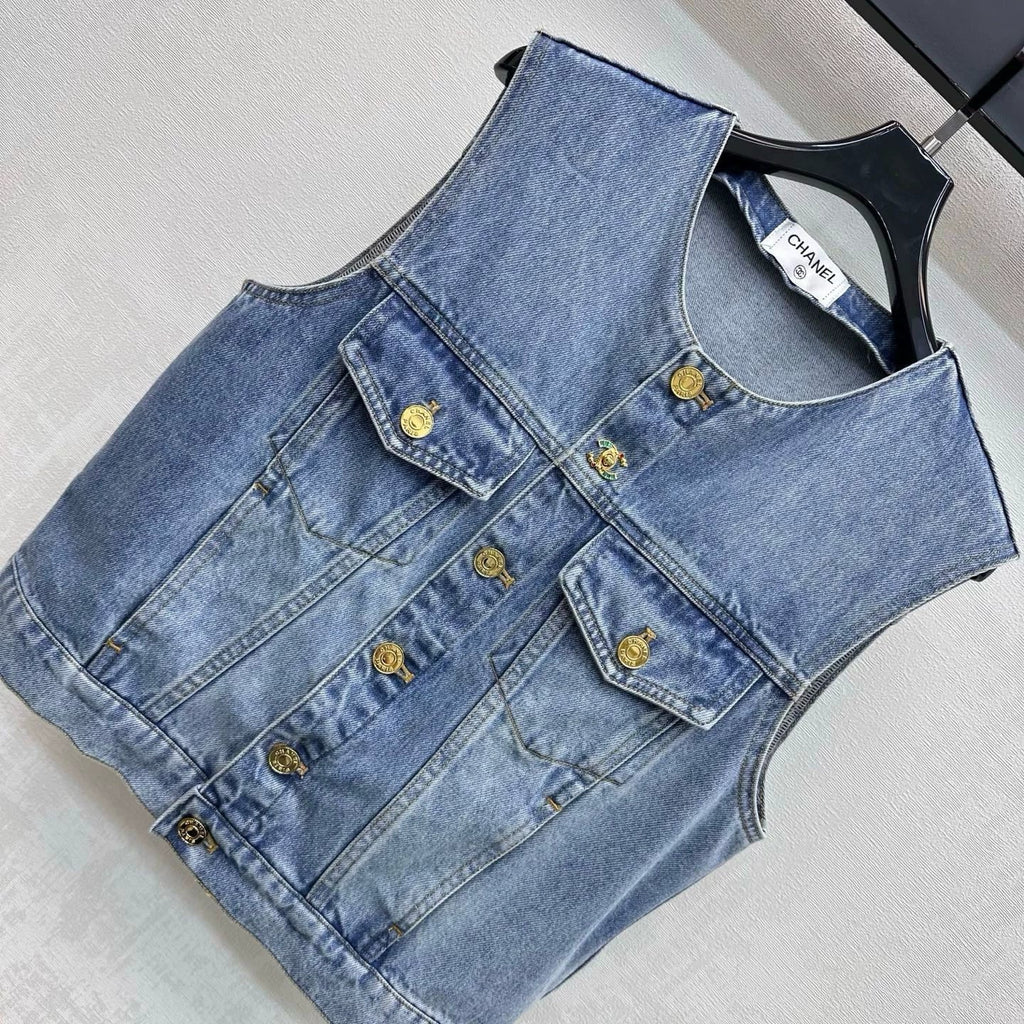 26 New Denim Vest