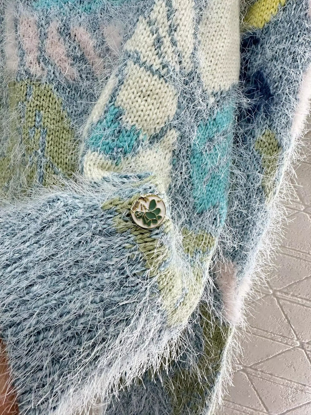 25fw Mohair knitted sweater