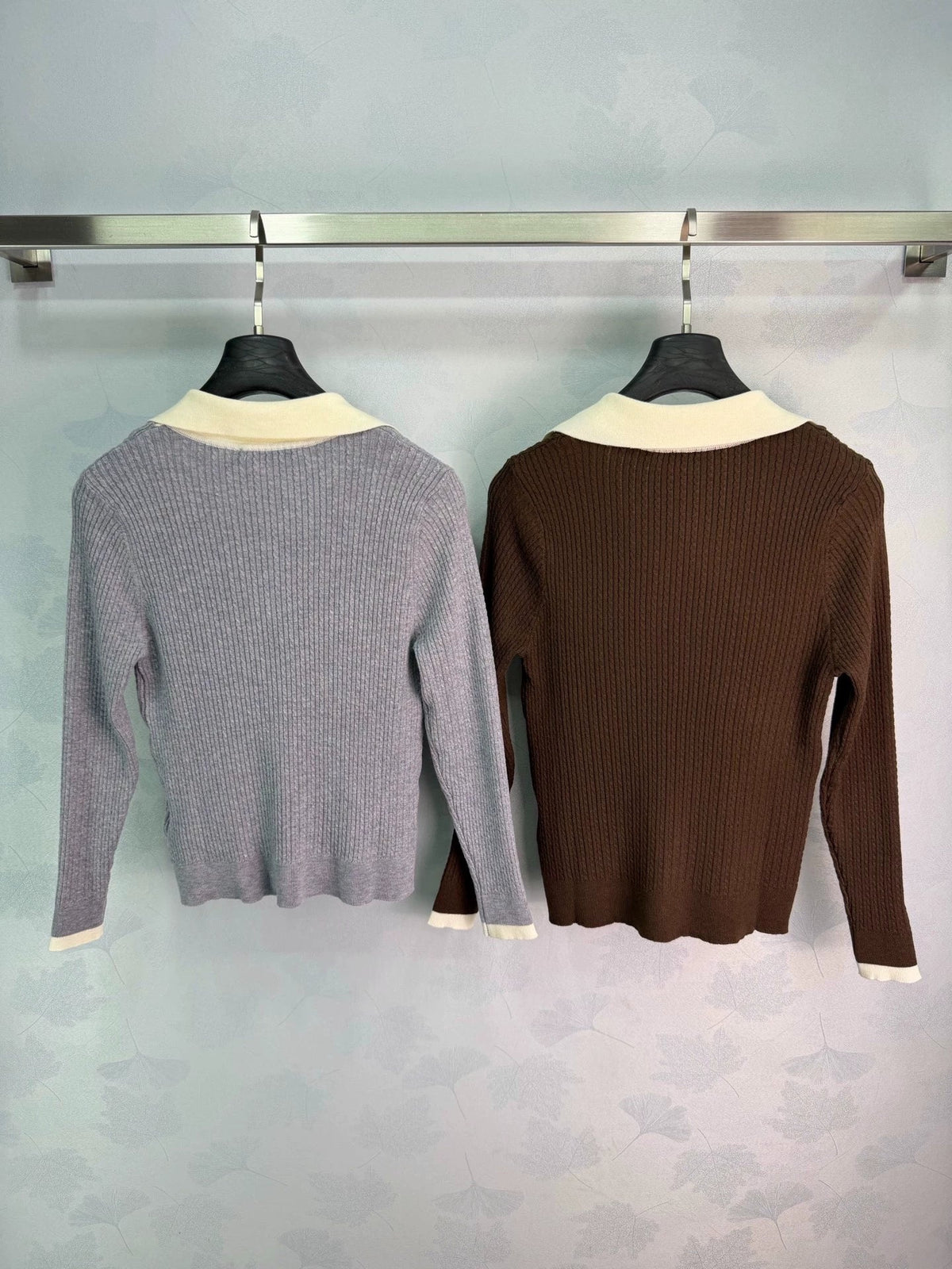 26 Early Autumn New V-Neck Long-Sleeve Knit Sweater