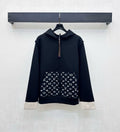 26New Season Hooded Jacquard Jacket & Trousers Set