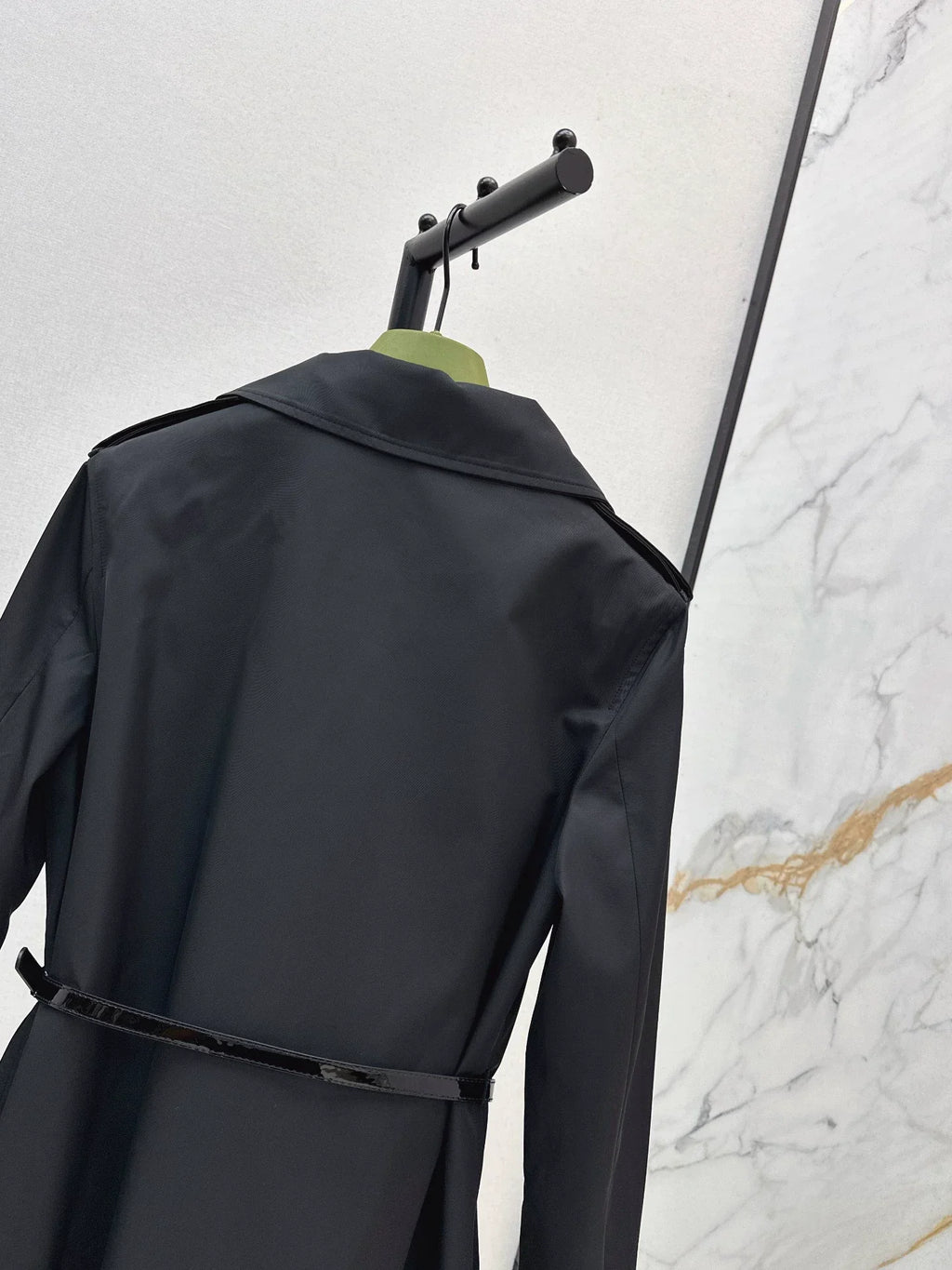 25fw Collar long windbreaker