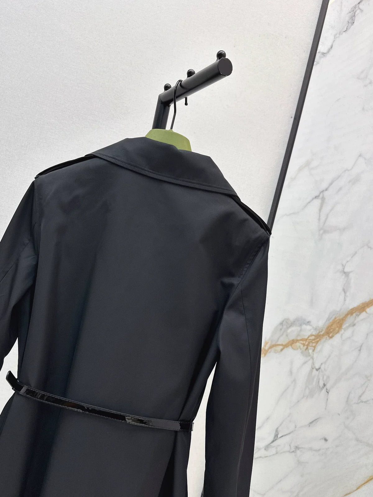 25fw Collar long windbreaker