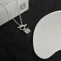 Wrapped three-dimensional necklace