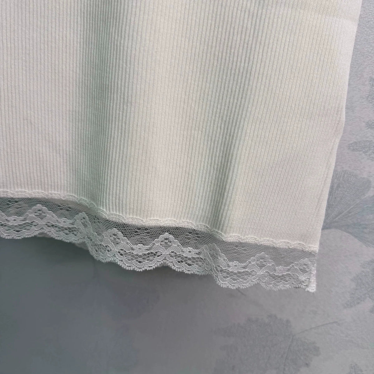26SS White Knit Dress
