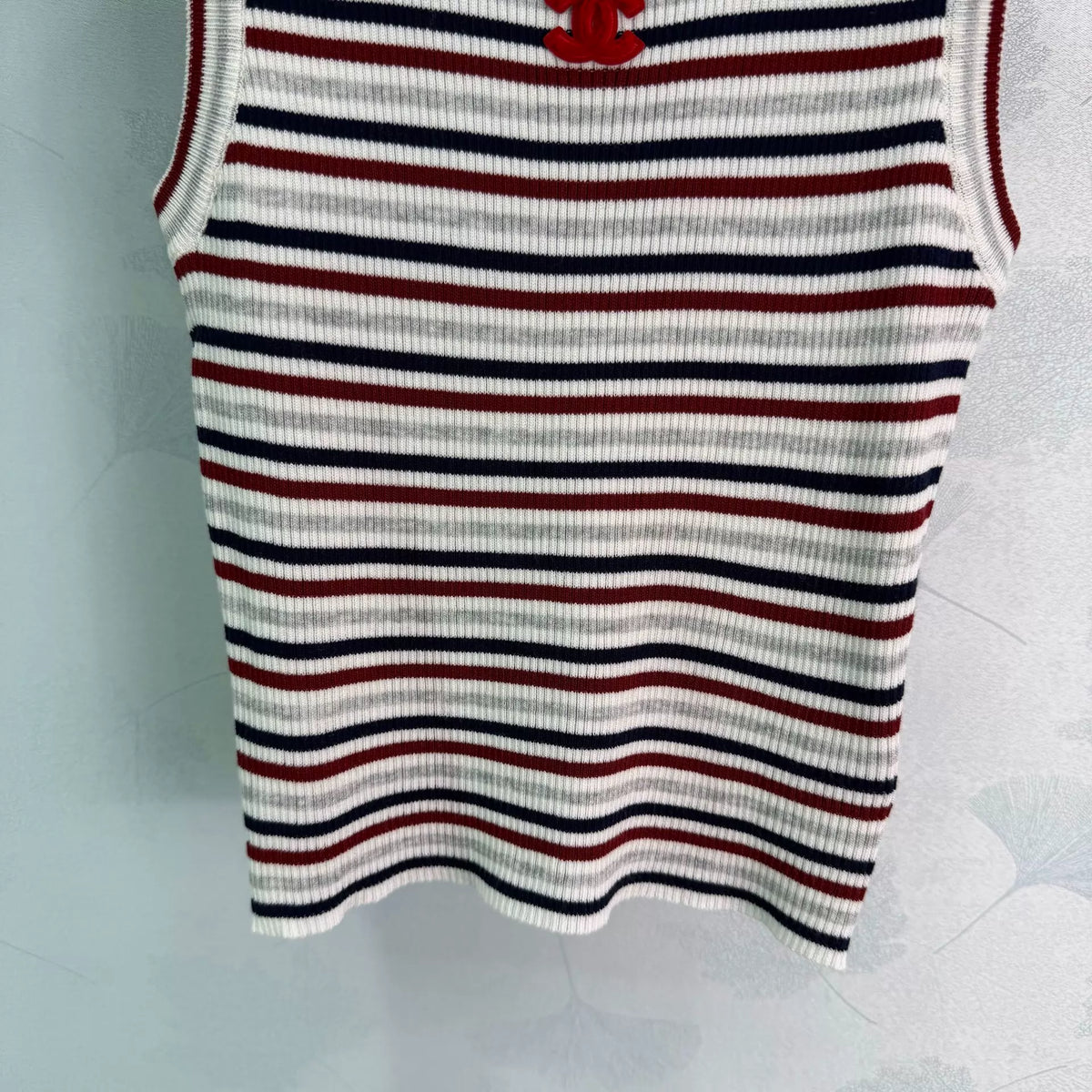 26SS New Striped Knit Vest