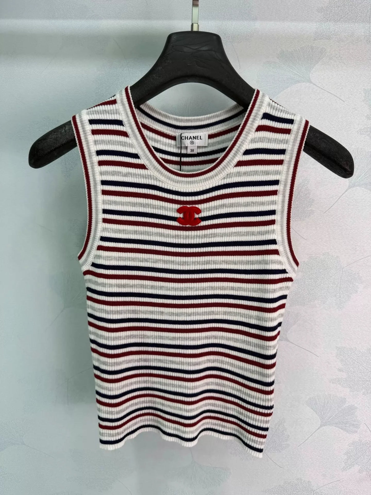26SS New Striped Knit Vest