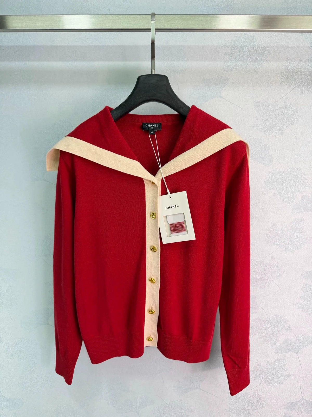 Red Knitted Cardigan