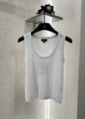 25fw Hollow knit vest