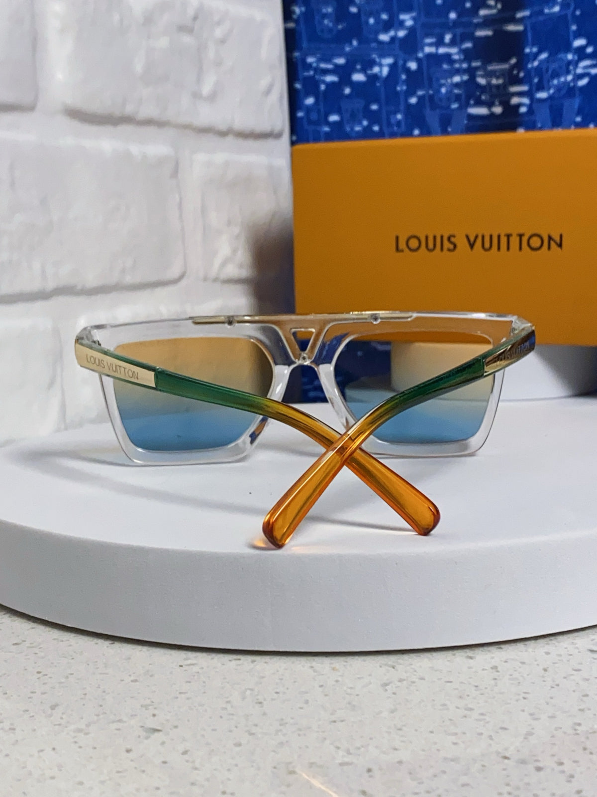 New Korean style personalized wide edge thick frame sunglasses