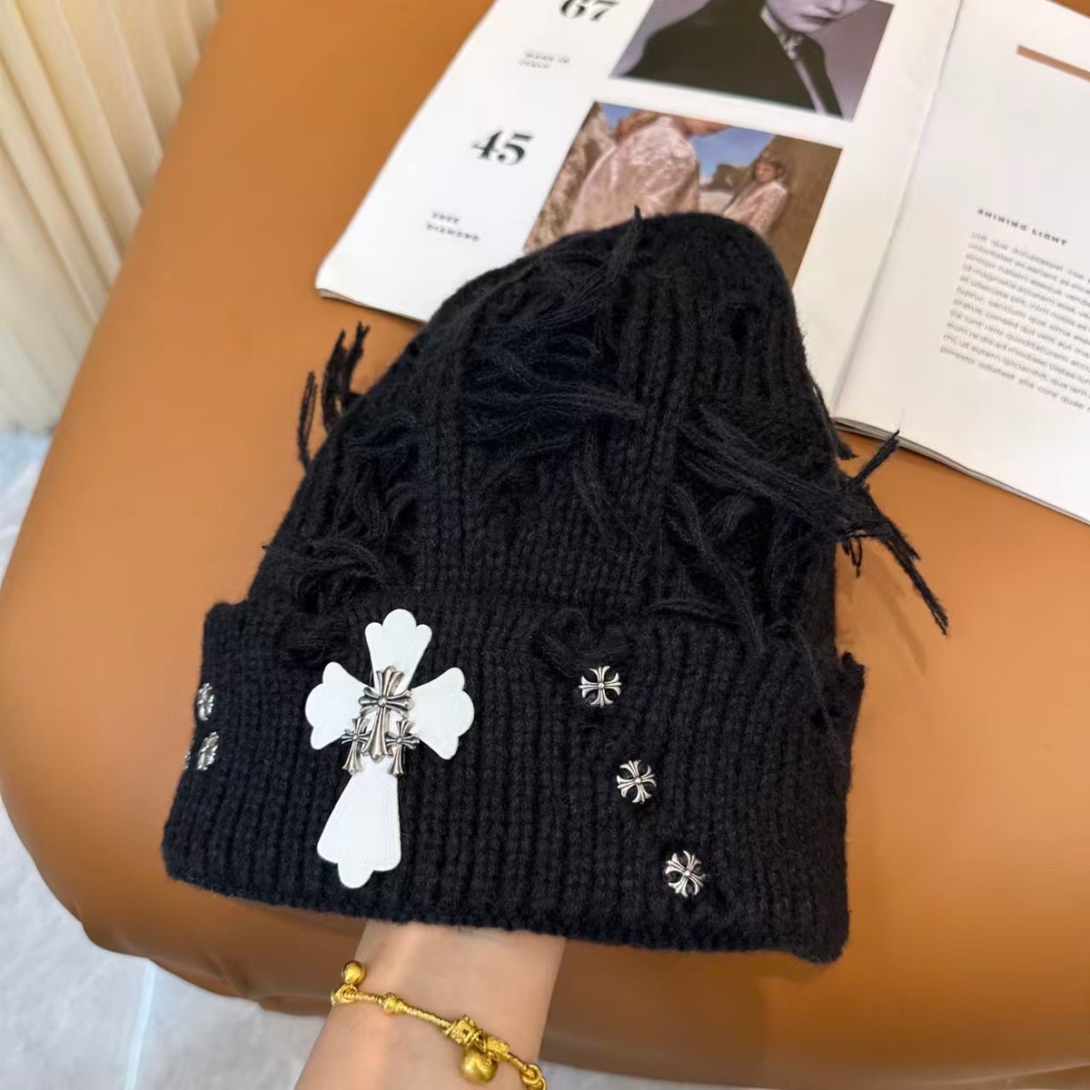 New Cross Knitted Hat