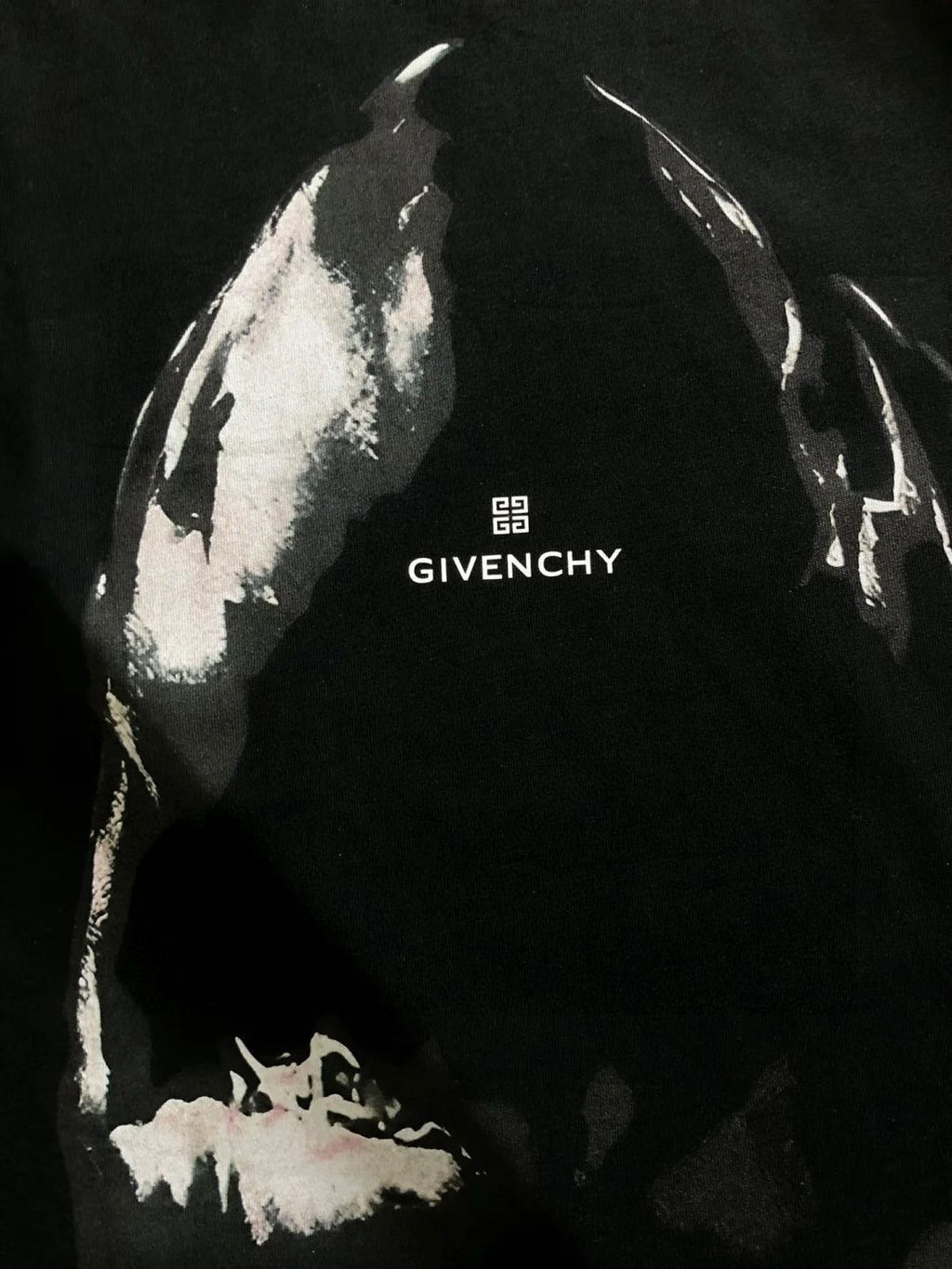 New shark graffiti printed round neck pullover casual hoodie