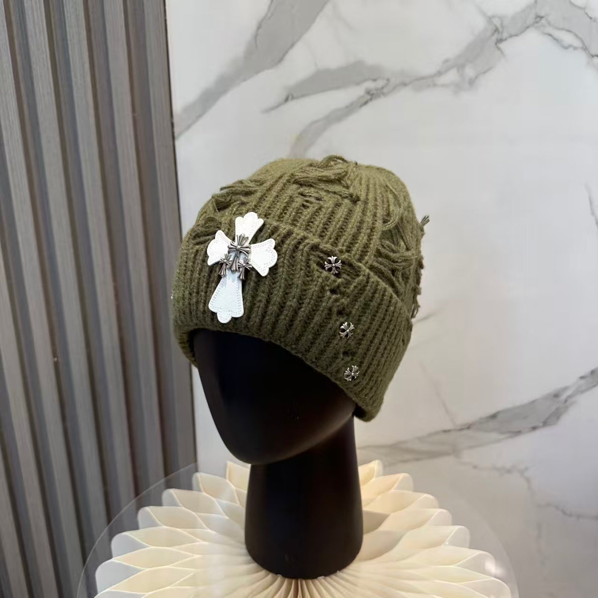 New Cross Knitted Hat