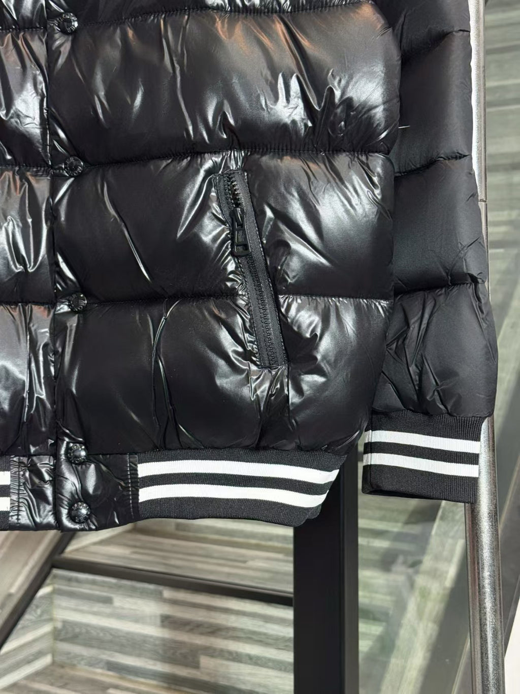 Bright down cotton baseball jacket