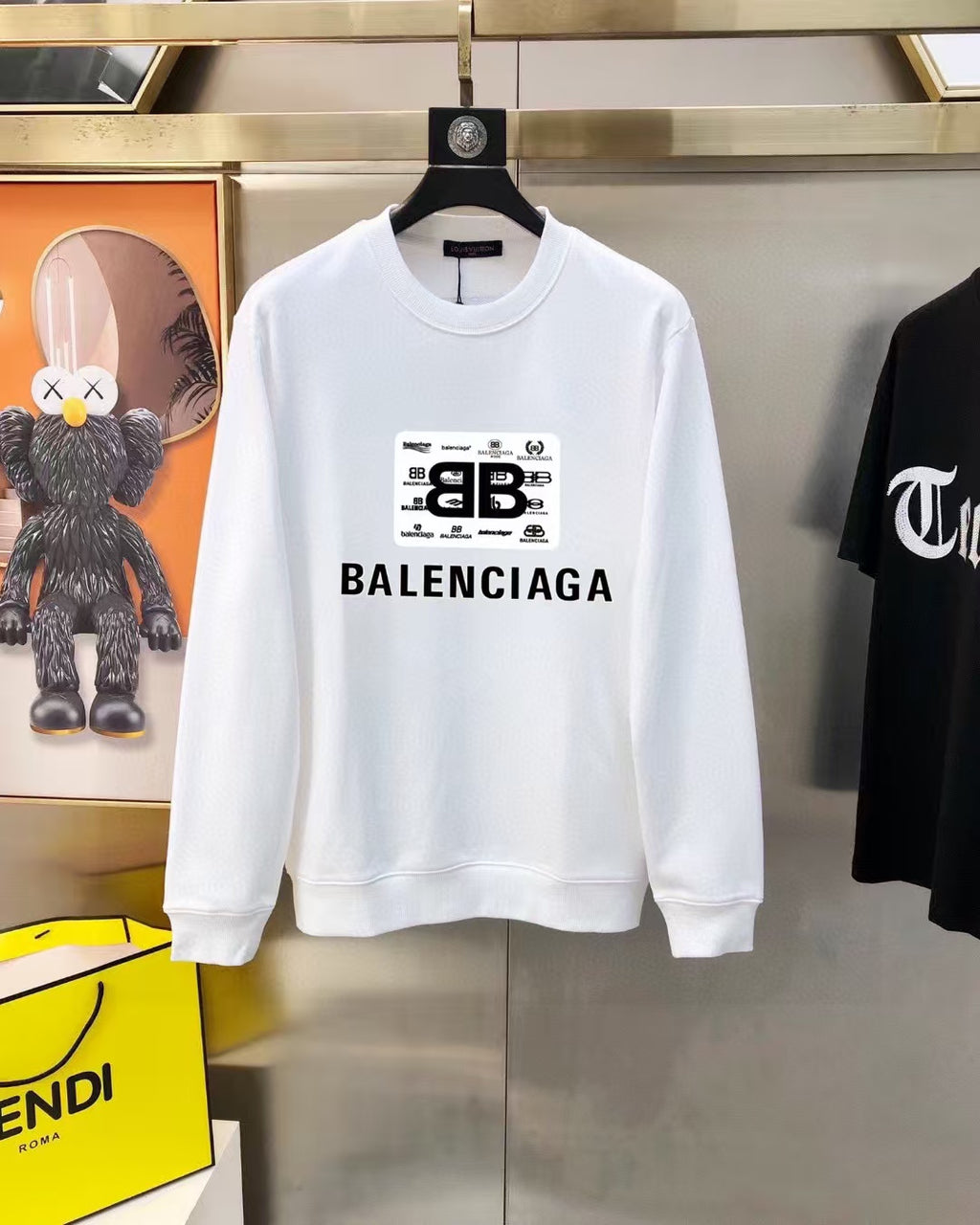 New round neck hoodie