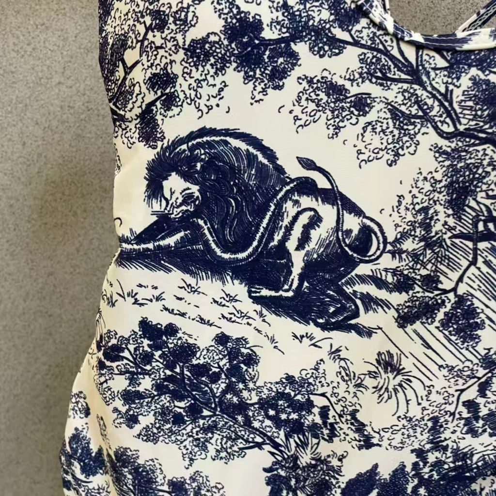 New animal print swimsuit