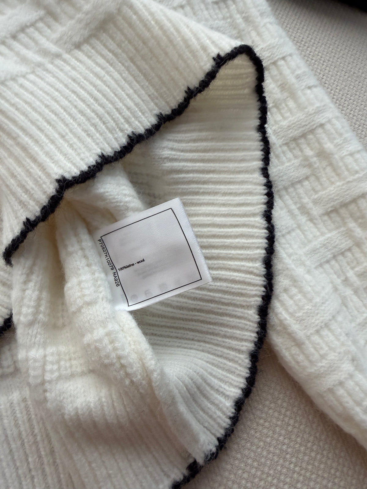 New Letter Embroidered Polo Knit Sweater