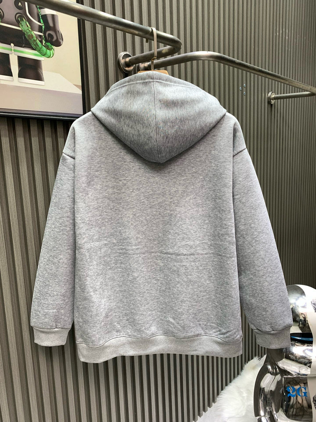 Double stranded cotton hoodie