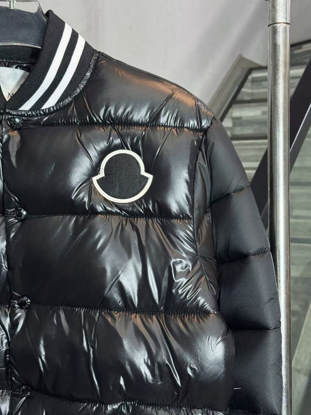 Bright down cotton baseball jacket