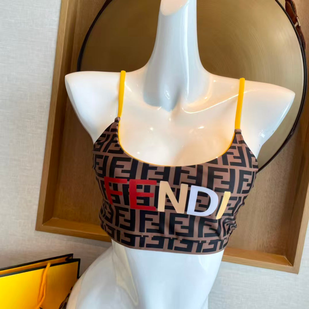 New letter split swimsuit