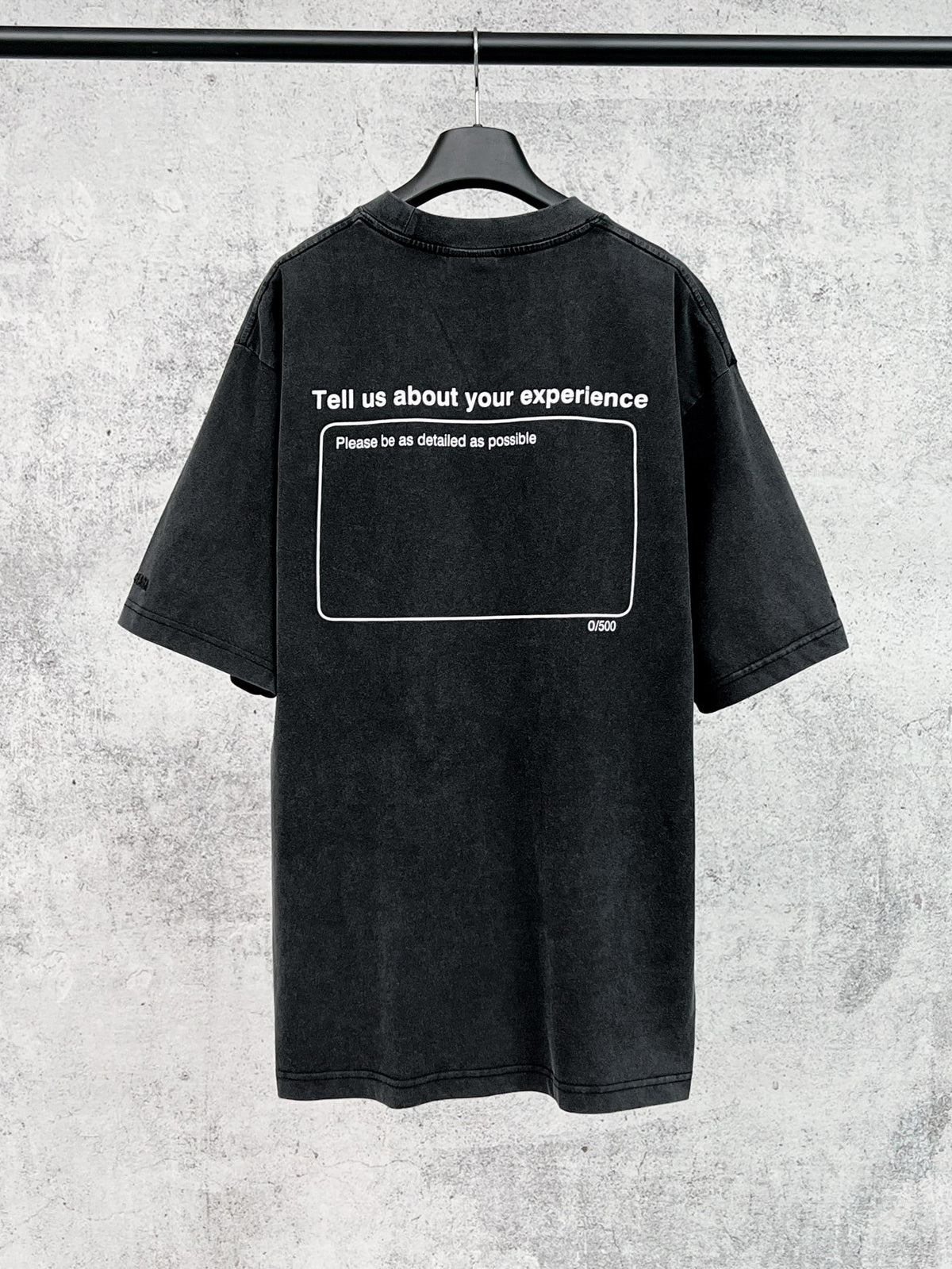 Latest Pattern Paper Tape Direct Spray Printed T-shirt
