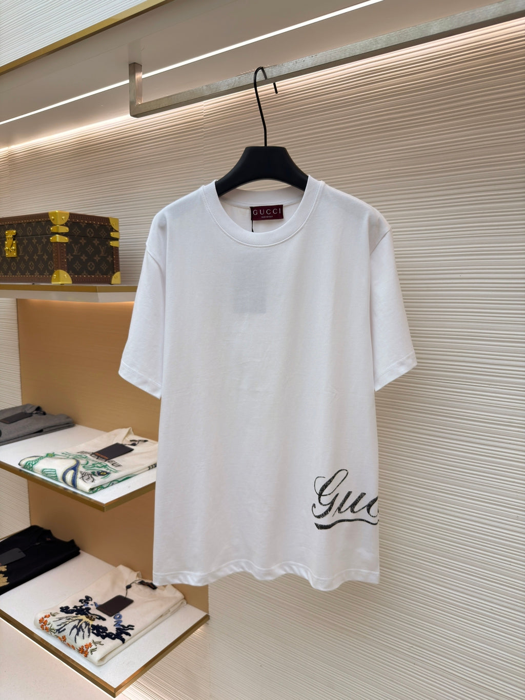 Logo printed short sleeved T-shirt
