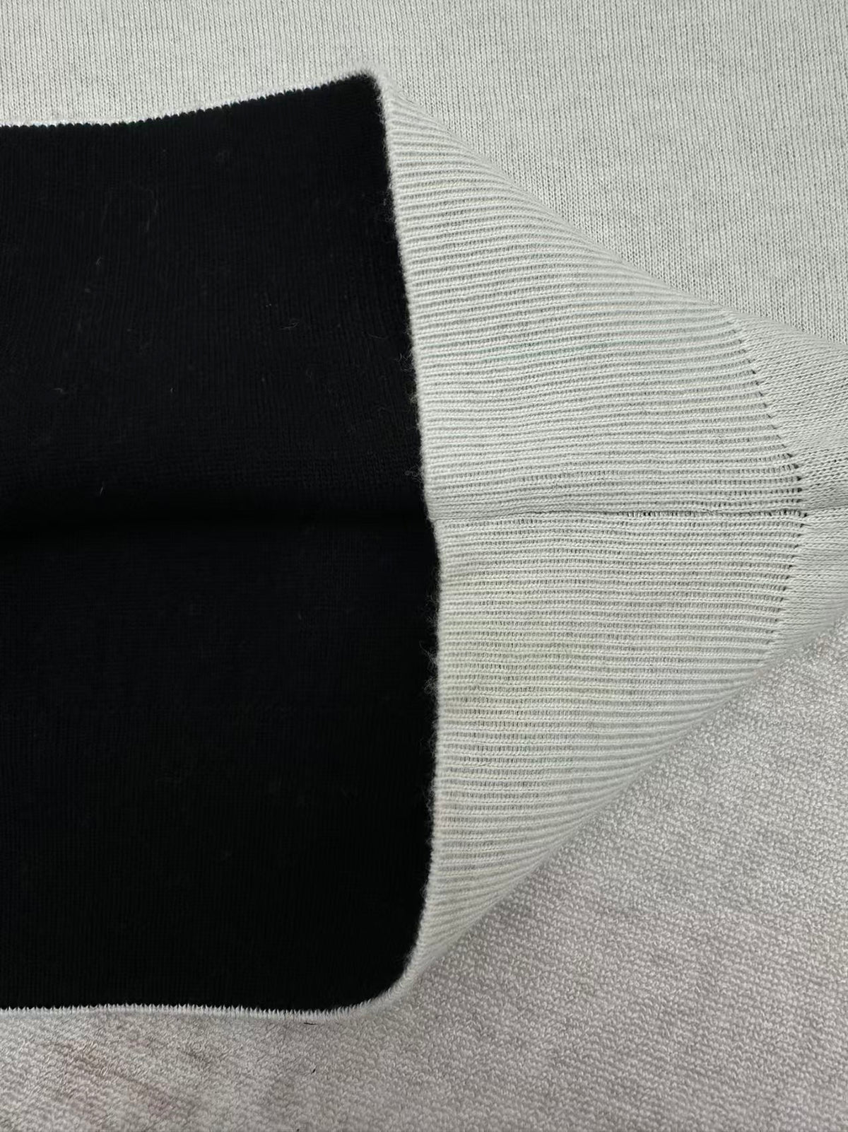 Embroidered jacquard sweater