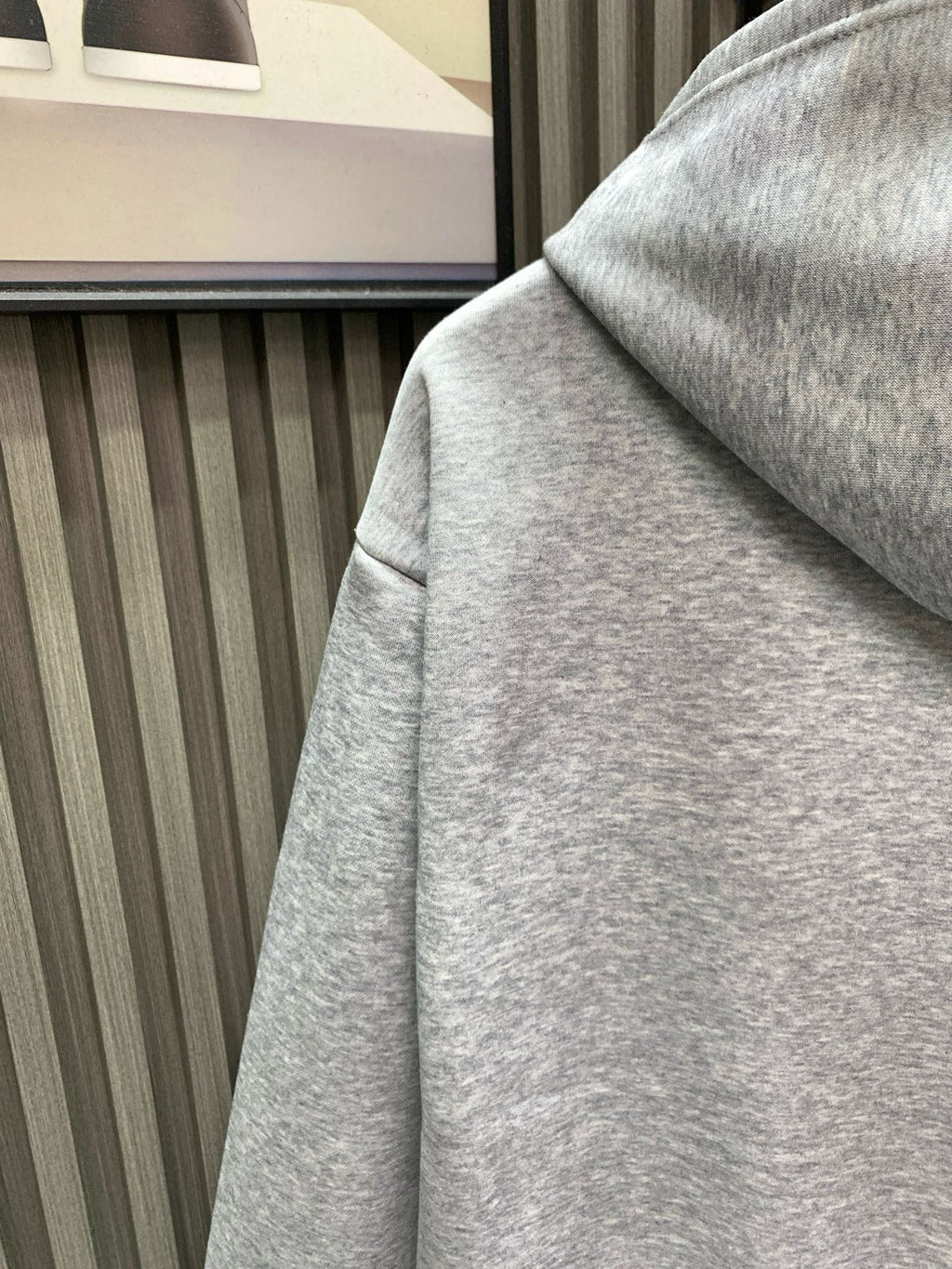 Double stranded cotton hoodie